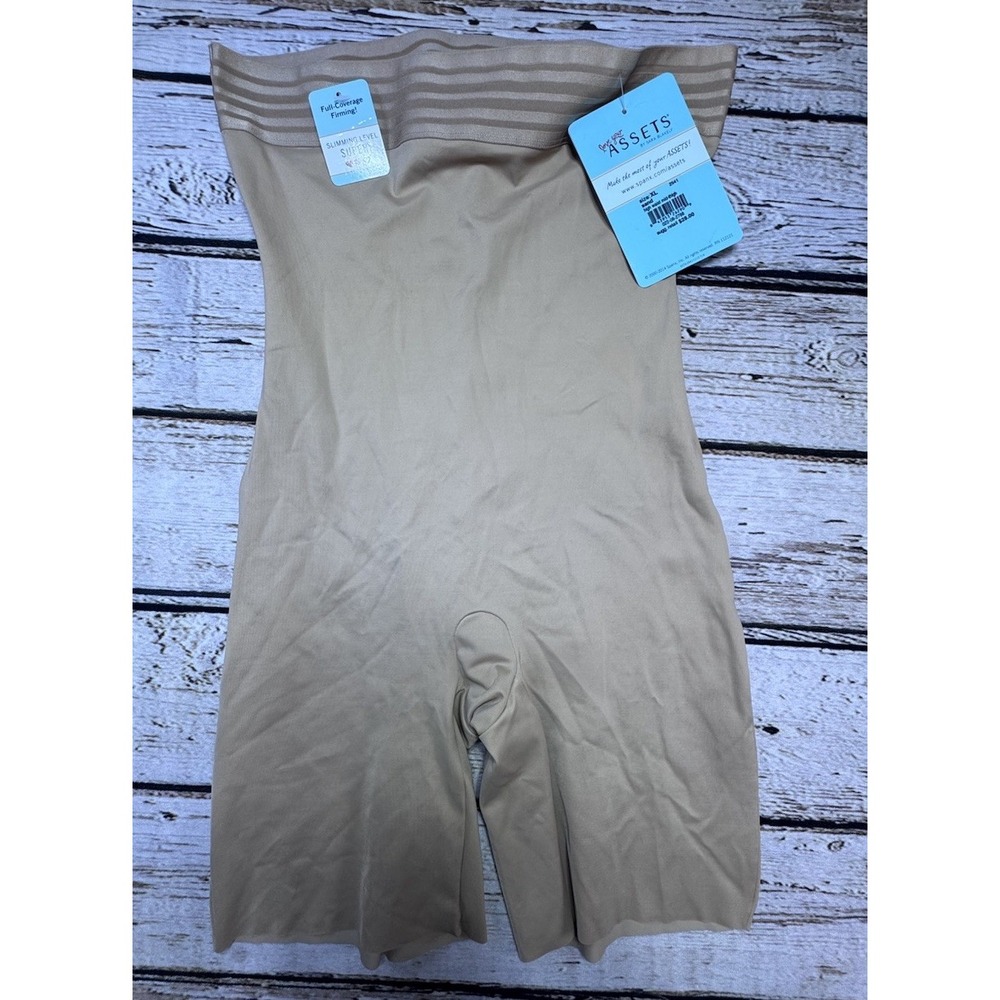 Spanx Love Your Assets Supreme Slimmer High‎ Waist Mid Thigh Shapewear Size XL